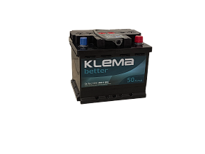 Акумулятор Klema better 50Ah 480A R+