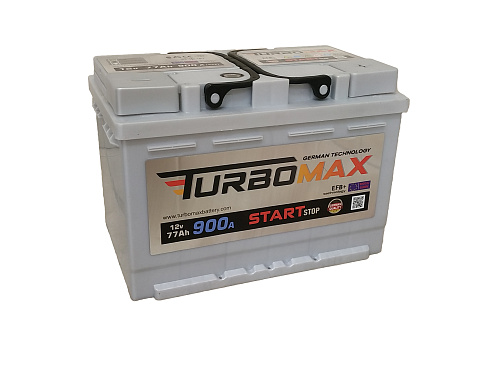Акумулятор Turbo Max Silver EFB 77Ah 900A R+ 