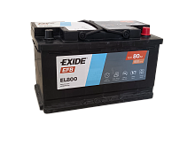 Акумулятор Exide Start-Stop EFB 80Ah 800 R+