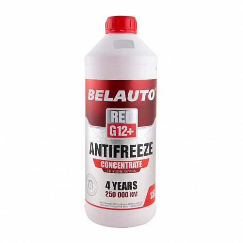 Антифриз концентрат Belauto червоний 1,5л  (AF1315)