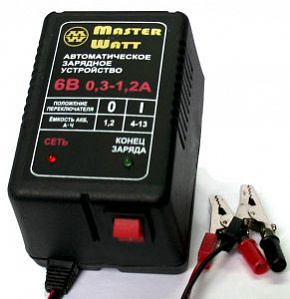 Зарядний пристрій Master  Watt  6В 1.2А