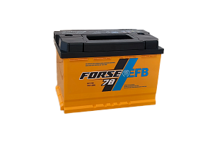 Акумулятор Forse EFB 78Ah 750A R+
