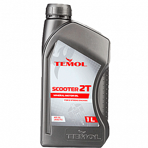 Моторна олива мінеральна Temol Scooteer 2T 1л 4522
